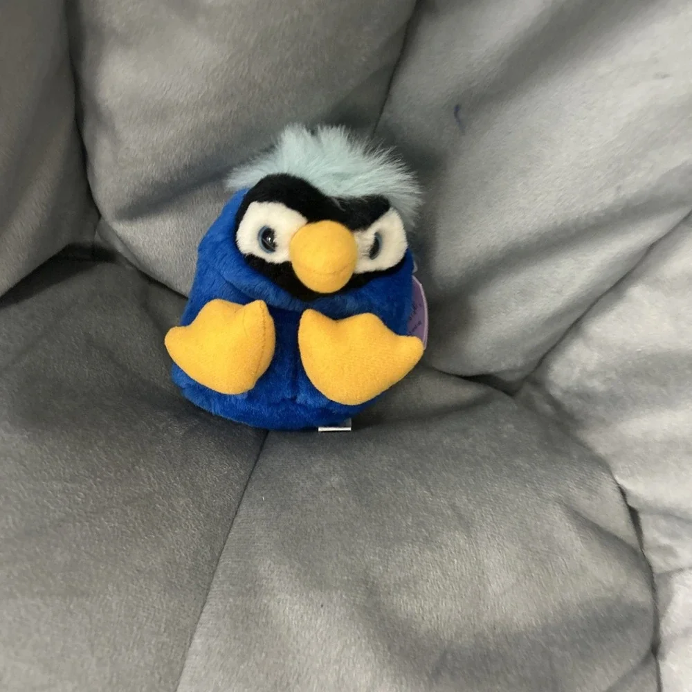 Swibco Puffkins Jake Blue Jay Bird Plush Stuffed Animal Blue Vintage 1998 4.5